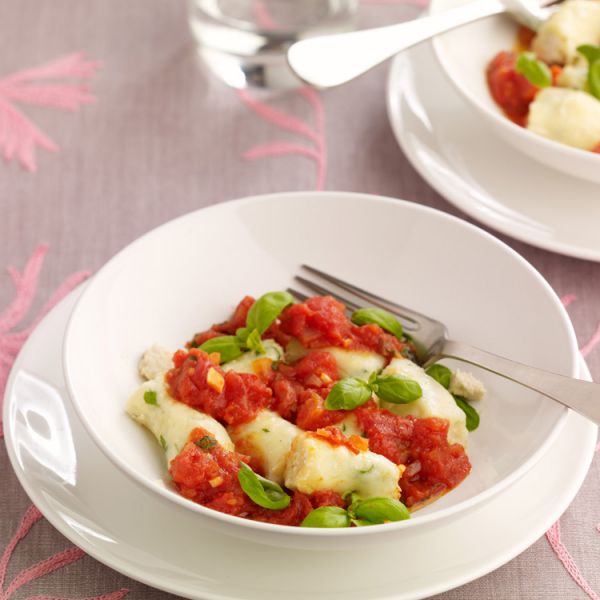 Tofu Gnocchi Met Tomatensaus Recept Okoko Recepten