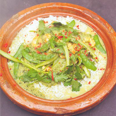 Oliver: Thaise curry of garnalen - recept - okoko recepten