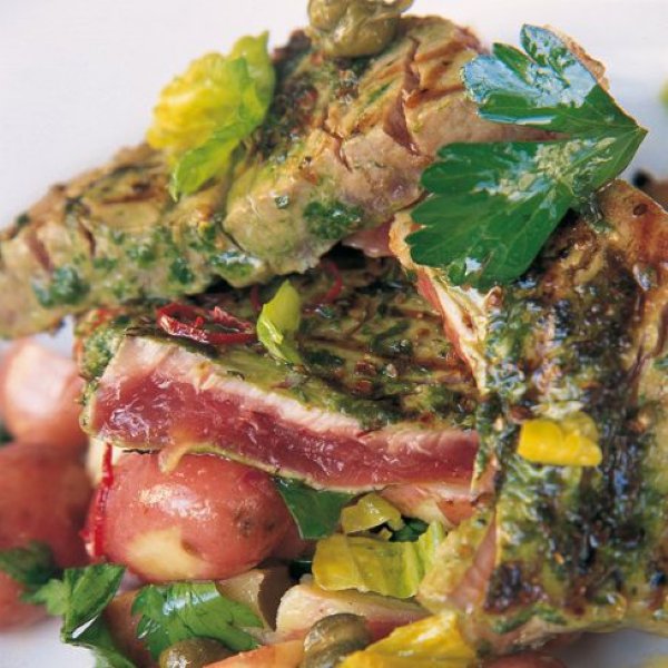 afstand belofte Wig Geroosterde tonijn met kruidenkorst van Jamie Oliver - recept - okoko  recepten